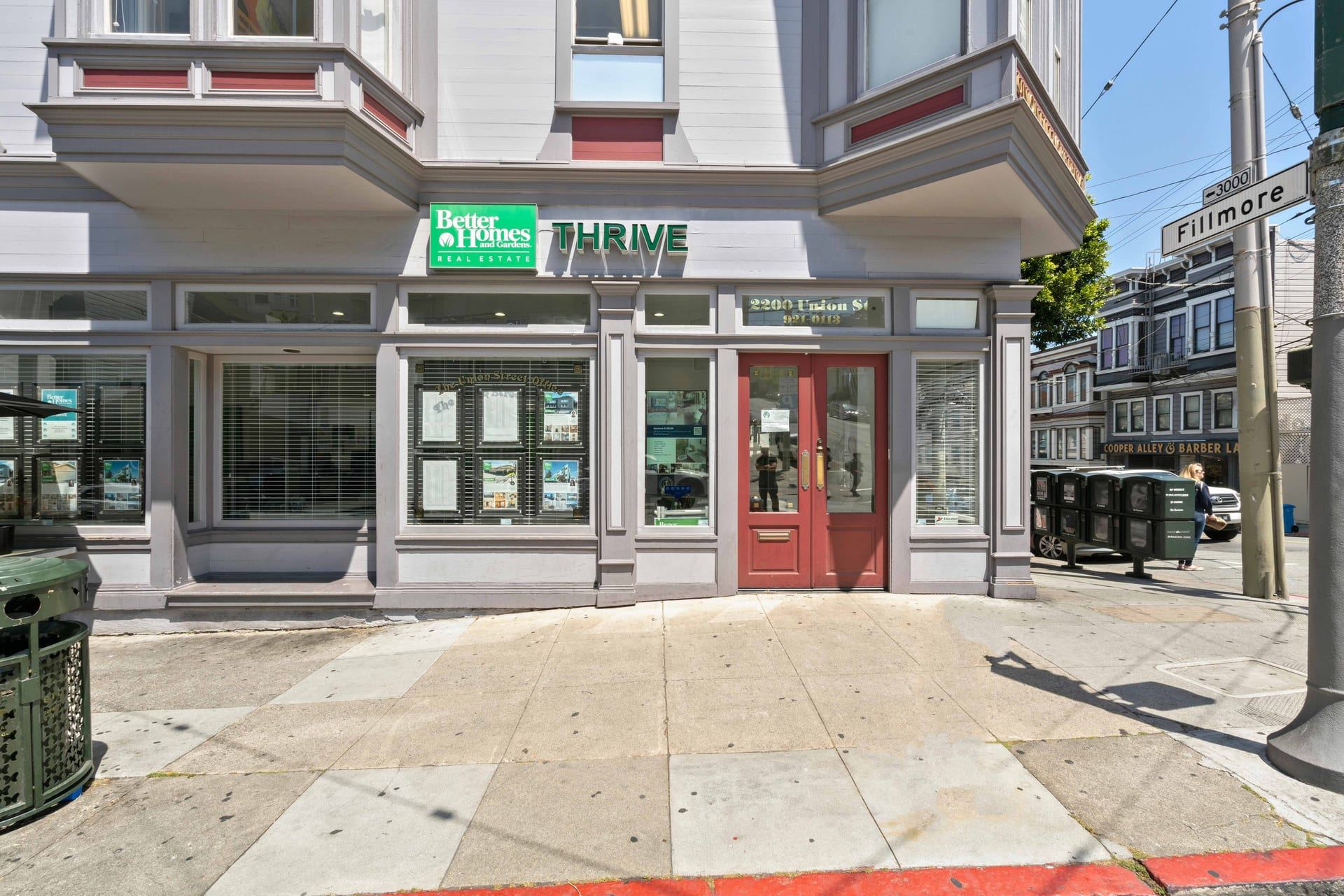 Real estate office storefront renovation san francisco