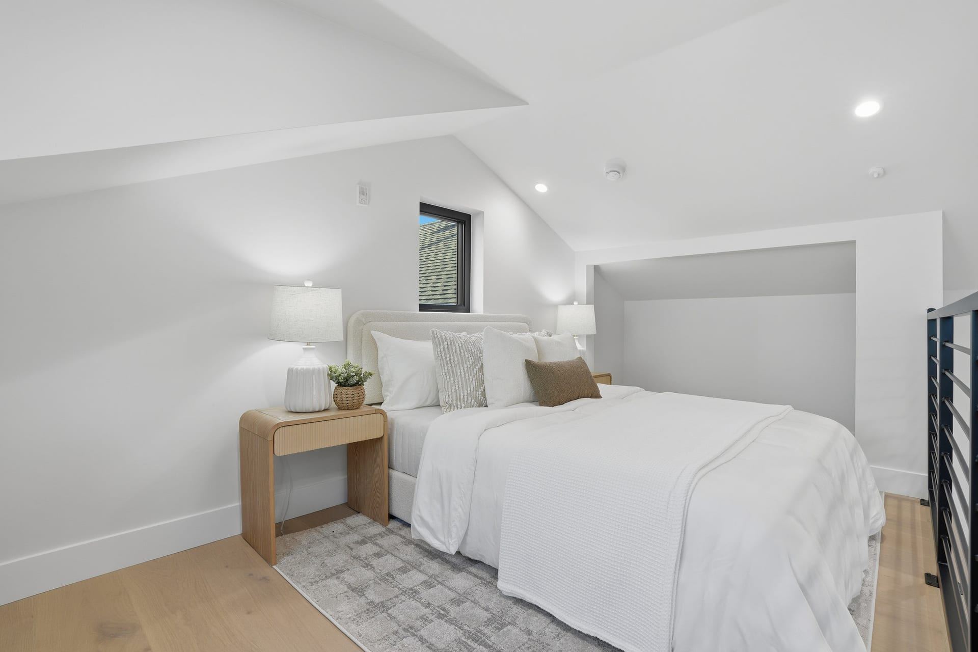 Loft bedroom in
