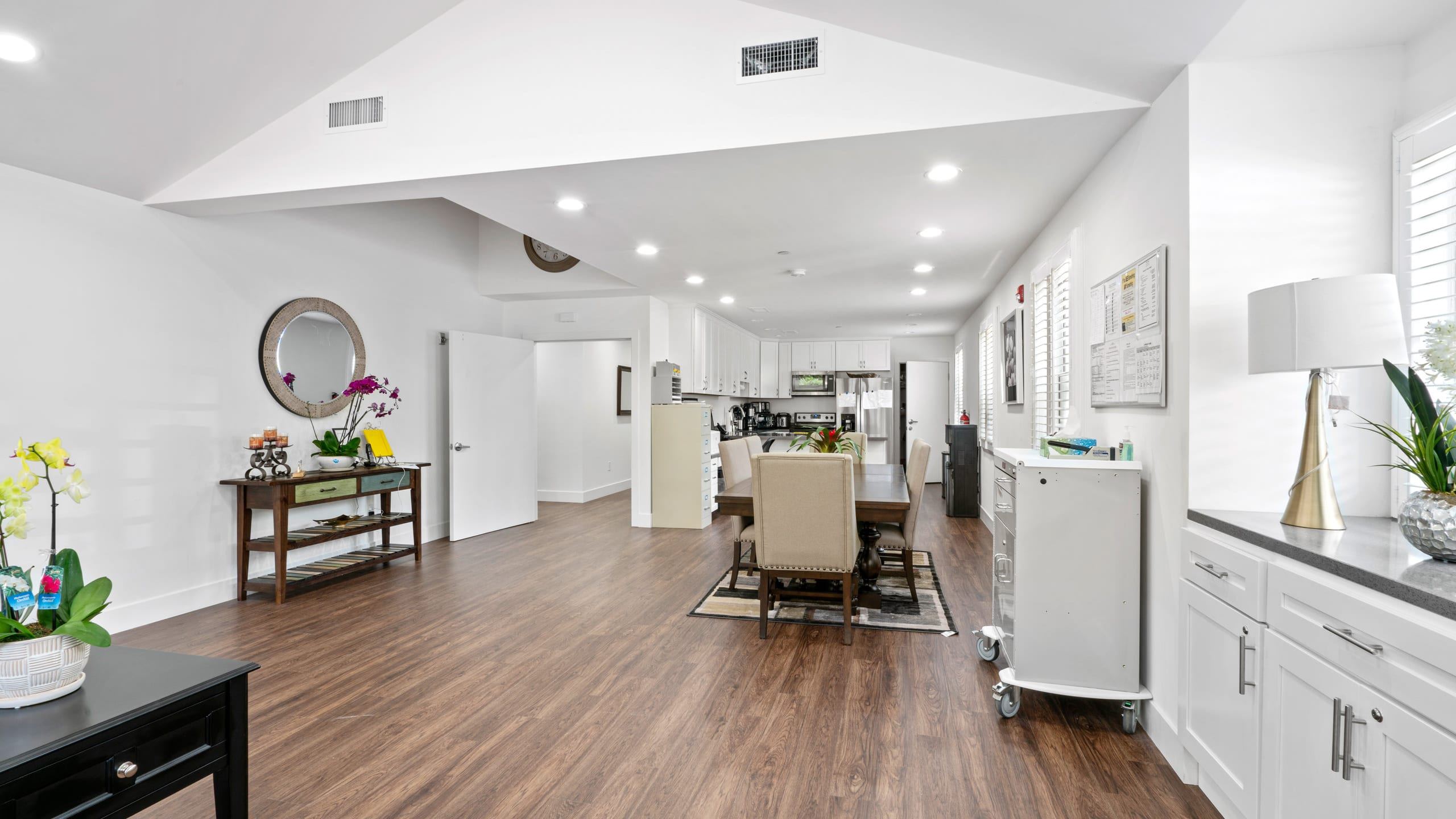 Open-Plan Living Area in Novato, CA after renovation by BayRemodels
