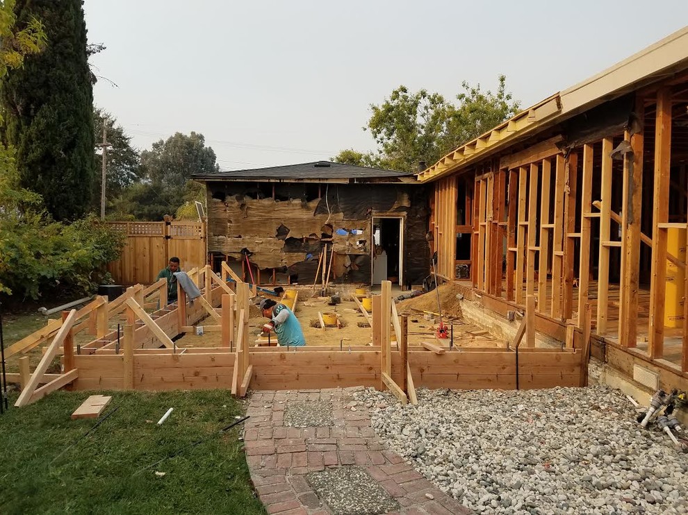 Home Addition Foundation and Framing Construction