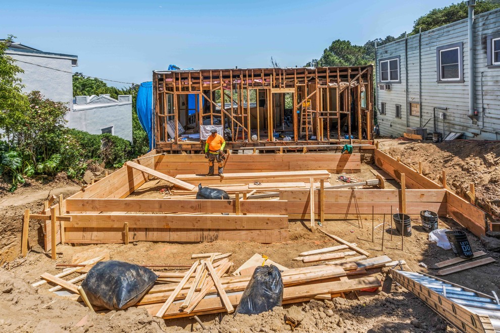 Foundation Construction for Major Rear Home Addition